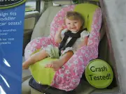 Summer by Kiddopotamus Infant CarSeat Cover Floral NIP Pink White and Sage NIP