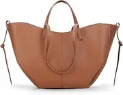 [GSenhui] Tote Bag Vegan Leather Handbags Women's Shoulder Bag Large Shopper Bag Shoulder Bag with Purse Handbag Large Carry Bag for Office Shopping Gift