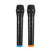 2X Wireless Microphone Handheld Cordless Professional Mic Receiver Karaoke