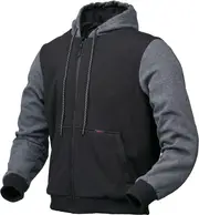 Modeka Jamey, zip hoodie , color: Black , size: 5XL