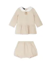 Versace Girls' Stretch Jersey Dress & Bloomer Set - Baby