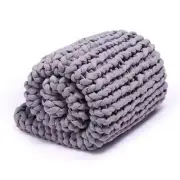 Onkaparinga Knitted Weight Blanket, 6kg (Silver)