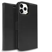Tough On Detachable Leather Phone Case for iPhone 12 12 Pro - Black