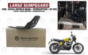 For Royal Enfield Continental GT"/ Interceptor, Bear 650 Large Black Sumpguard"