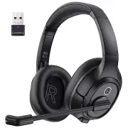 Bluetooth Headset for PC, Wireless Computer Headphone with AI-Powered Environ...