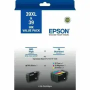 Genuine Epson 39XL or 39 4-INK Value pack for Expression Home XP-2105 XP-4105
