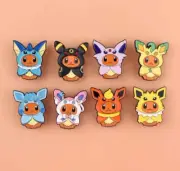 Pokemon Eevee Cosplay as Eeveelutions Enamel Pins Umbreon Jolteon Espeon Sylveon
