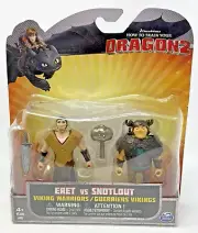 How to Train Your Dragon 2 ERET vs SNOTLOUT Action Figures Viking 2014