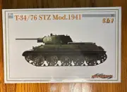 CYBER HOBBY/ DRAGON T-34/76 STZ Mod.1941 #6355 WWII Armor Kit 1/35 - Sealed Box