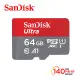 【SanDisk】Ultra microSDXC 64GB記憶卡 140MB/s