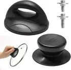 2 Pack Universal Crock Pot Lid Handle Replacement, Heat Resistant Pan Lid Holdin