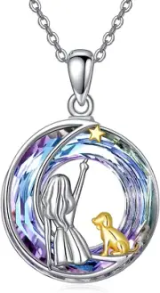 Animal Necklace Sterling Silver Butterfly Cat Dog Unicorn Wolf Phoenix Frog Mush
