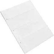 VILLFUL Portable Money Holder Pages Clear Currency Protectors for Banknotes Versatile Storage for Commemorative and World Banknotes Material
