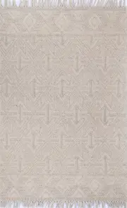 Marco Contemporary Brown Grey Wool Rug