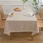Christmas Rectangle Tablecloth for Dining Room Kitchen Party Table Cloth Covers