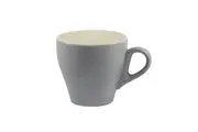 Brew-Silver Ice/White Matt Long Black Cup 220Ml x 6