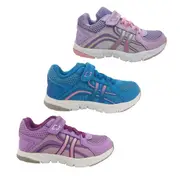 Grosby Hoxton Girls Shoes Casual Sneaker Mesh Top Elastic Hook and Loop Light