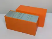 Bulk ORANGE 550 Card Storage Box 2 Piece Unsleeved Pokemon MTG TCG 3d Print