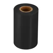3.93"x328' Wax Thermal Transfer Ribbon, 1 Roll 1" Core Ink Out Ribbon, Black