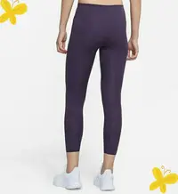 在飛比找Yahoo!奇摩拍賣優惠-專櫃運動品牌NIKE DRI-FIT暗紫色壓力褲瑜伽有氧運動