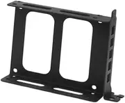 LeeQinersw Double SSD Mounting Bracket Drive Bay 2.5 inch SSD Tray Easy Installation HDD Holder Internal Drive Bay, Black