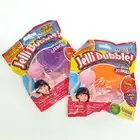 Jelli Bubble Reusable Glitter Glow in the Dark 20" Inflating Ball Latex Free Kid
