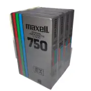 Maxell Epitaxial VideoCassette L-750 750 BETA Blank Sealed Special 4 Pack New