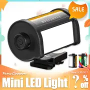 Mini LED Light for Camera Lens Photography Live Streaming with Cold Shoe Mount