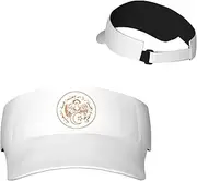 [Generic] National Emblem of Algeria Sun Visor Hats Algerian Sunscreen Visor Cap for Sport Beach Tennis Golf Running Hiking