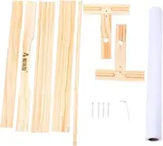 WESIEVYA Art Painting Paper Roll Holder Set Paper Easel Smooth Touch Simple Design Lightweight