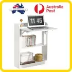 SoBuy FWT92 Foldable Computer Desk Workstation with Storage Shelves NEW AUS