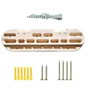 Climbing Fingerboard Strength Rock Board Portable Pull-Up Rock Climbing Hangboard Grip Strengthener Forearm Exerciser As Shown