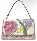 Radley London Bag NEW RHS Leather Flap Top Handbag SATCHEL Floral Summer