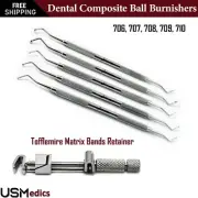 Dental Composite Ball Burnisher Amalgam Filling Scalers Matrix Bands Retainer