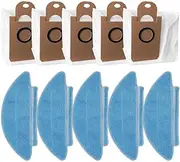 SMZhomeone Replacement Dust Bag Mop Pad For Kogan For G80 Robot Vacuum And Mop Cleaner Convenient Cleaning Supplies Replacement Dust Bag & Mop Pad Set