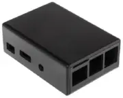 RS Pro Raspberry Pi 2 B, Raspberry Pi B+ Case, Black - CBRPP-BLK