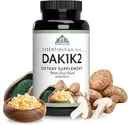 Dr. Harris Essential DAK1K2 60 Softgels (30 Servings). Vitamins D3, A, K1 and K2 (MK-7). Bone Health, Arteries Health, Immune Support. Vegetarian.