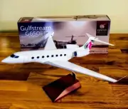 Gulfstream G650ER Model 1:100 Scale Aircraft Qatar Executive Top QUALITY!!!!