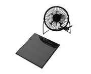 3W 6V Outdoor Solar Panel Portable Mini Fan Usb Cooling Kit Accessory