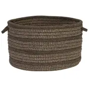 Colonial Mills Garrison Basket 22"x22"x14", Bark - GO29A022X014