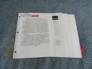 2004 TOYOTA COROLLA MODEL INTRO PRESS MEDIA NEWS RELEASE BROCHURE SHEETS SET