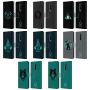 ASSASSIN'S CREED VALHALLA COMPOSITIONS LEATHER BOOK CASE FOR BLACKBERRY ONEPLUS