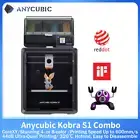 ANYCUBIC Kobra S1 Combo 320° Hotend 3D Printer Max 600mm/s Multicolor In Stock