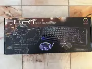 Fury 3-in-1 Gamer Pack Keyboard, Gaming Mouse, Led Strip Light