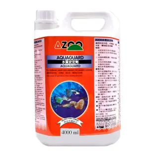 【AZOO】水質安定劑4000ml 水質穩定劑 /含特殊有機質保護魚體黏膜(淡、海水、水草魚缸使用4L)