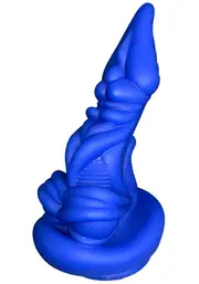 Fantasy Serpent Dildo - 7.5 Inch (Blue)