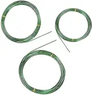 BEADNOVA Bonsai Tree Wire 98 Feet Green Aluminum Wire Bonsai Training Wire for Indoor and Outdoor Bonsai Plant (Green, 1mm, 30m)