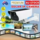 Home Solar Security Camera Night Vision HD1080P Waterproof Wireless WiFi IP PTZ
