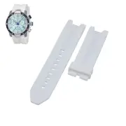 UF6 Collection TM-615004 24mm White Rubber Watch Strap For TechnoMarine