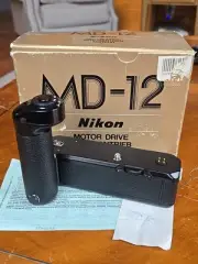 Nikon MD-12 Motor Drive For FA FE FE2 FM FM2 SLR New 1986 W USA Box & Papers